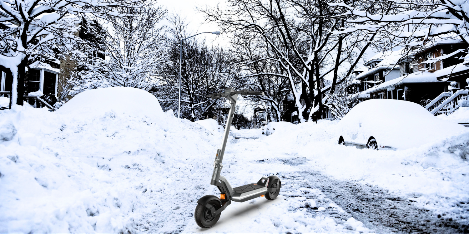 Scooters in Winter? Is it possible? Is it dangerous? Is it sane?