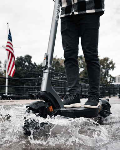Waterproof electric scooter