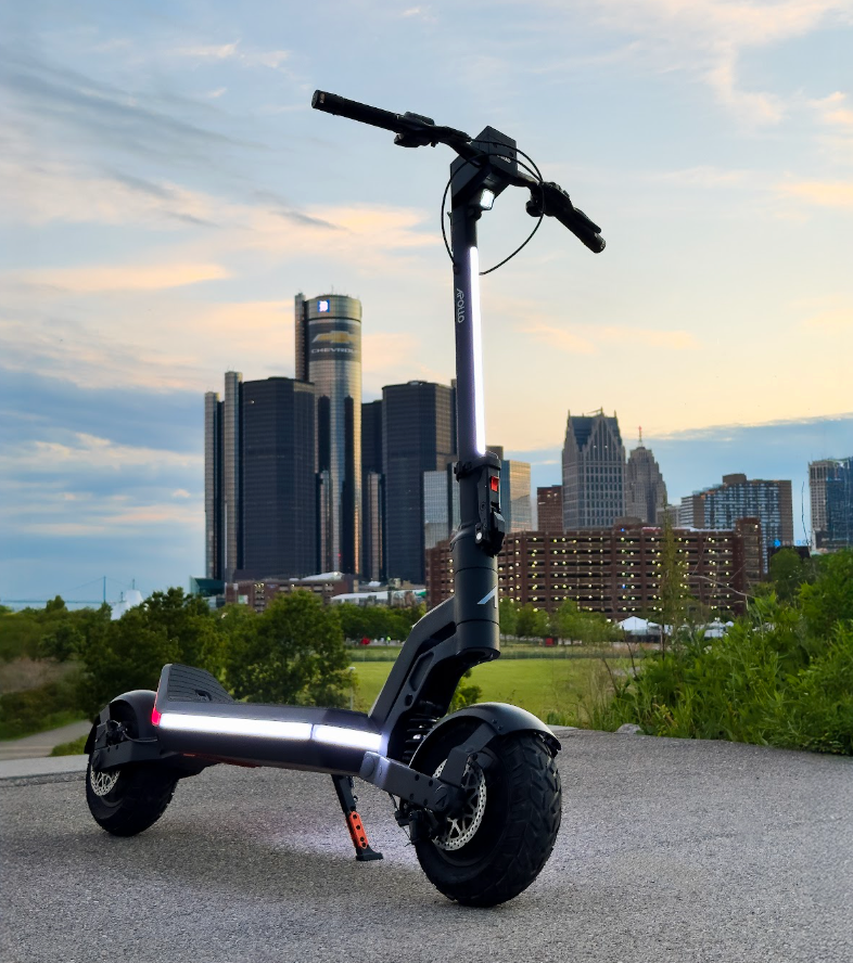 Phantom Apollo Scooter with a view