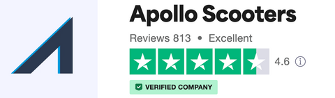 Apollo Scooters Trustpilot review rating