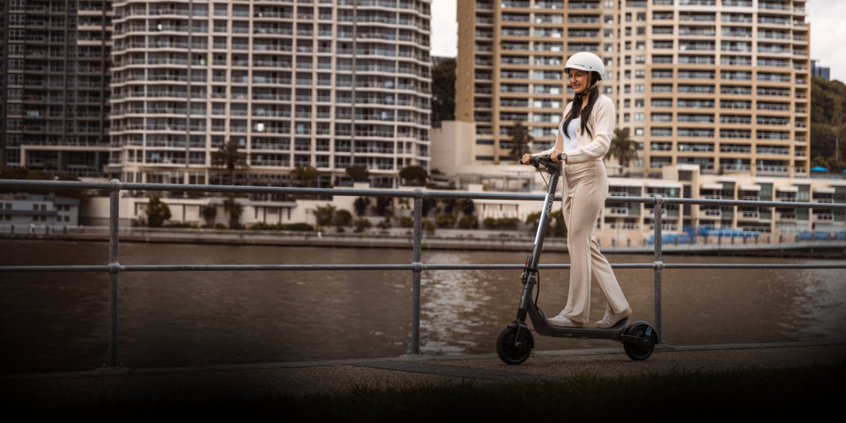 Woman riding Apollo Go