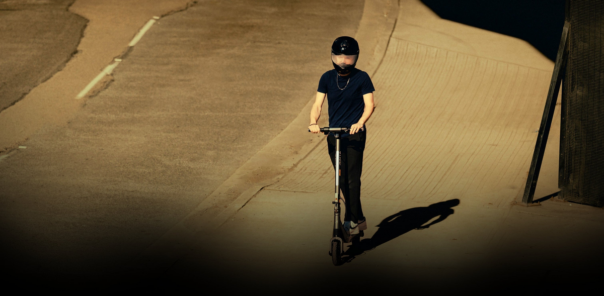 Man riding Apollo Go