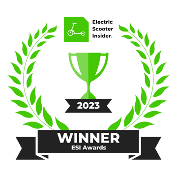 Electric Scooter Insider 2023 Award winner badge