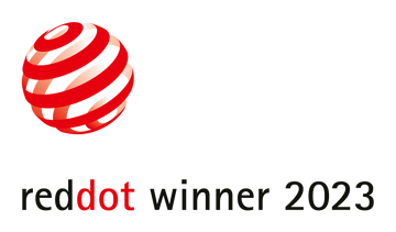 Red Dot Winner 2023 award logo